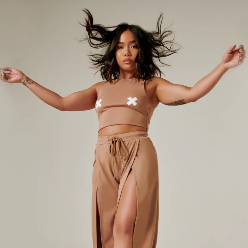 Creatures of XIX XX Nude Pastie Crop Top